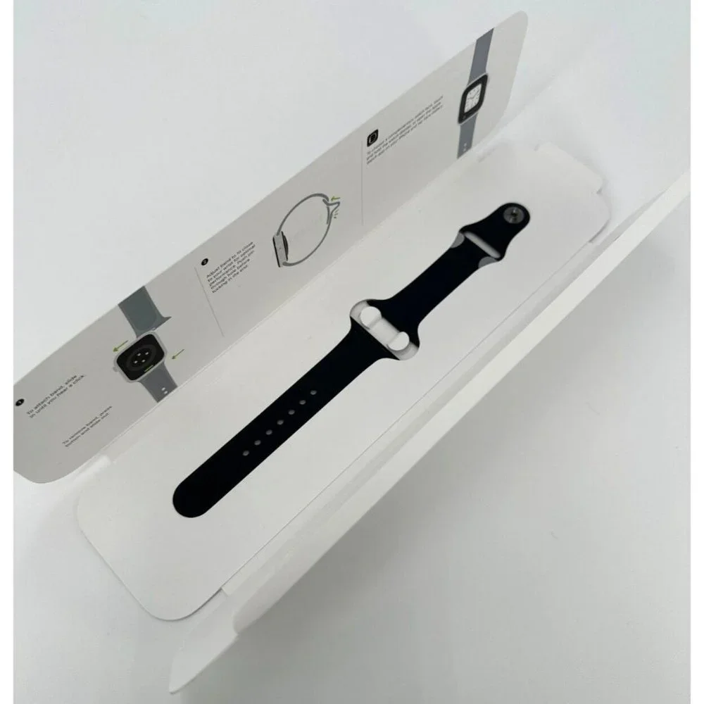 Apple Watch 45mm Midnight Navy Blue Sports Band - Size S/M - New, Open Box